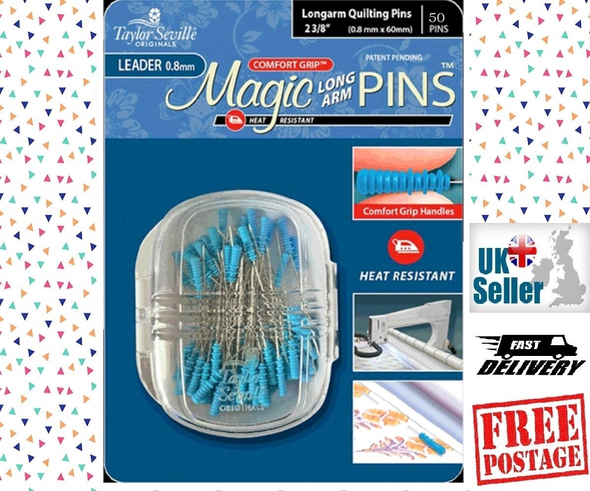 Taylor Seville Originals Comfort Grip Silk Fine Magic Pins-Sewing