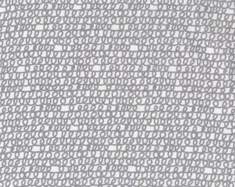 Organic Cotton Fabric, Gray Scribble from Favourites by Ed Emberley Cloud9 Quilters Cotton Free UK Postage/Modern Organic Cotton/Cloud Nine
