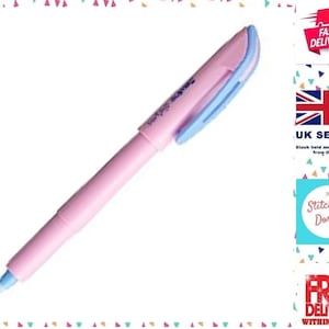 Sewline Styla, rotulador para tela que se borra con agua. Punta de cerámica supersuave para telas finas. Tinta que se borra con agua. Rotulador para marcar telas de Japón