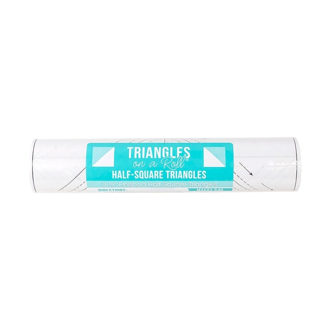 3.5" Half Square Triangle Paper, Triangles on a Roll #H350. From Its ...