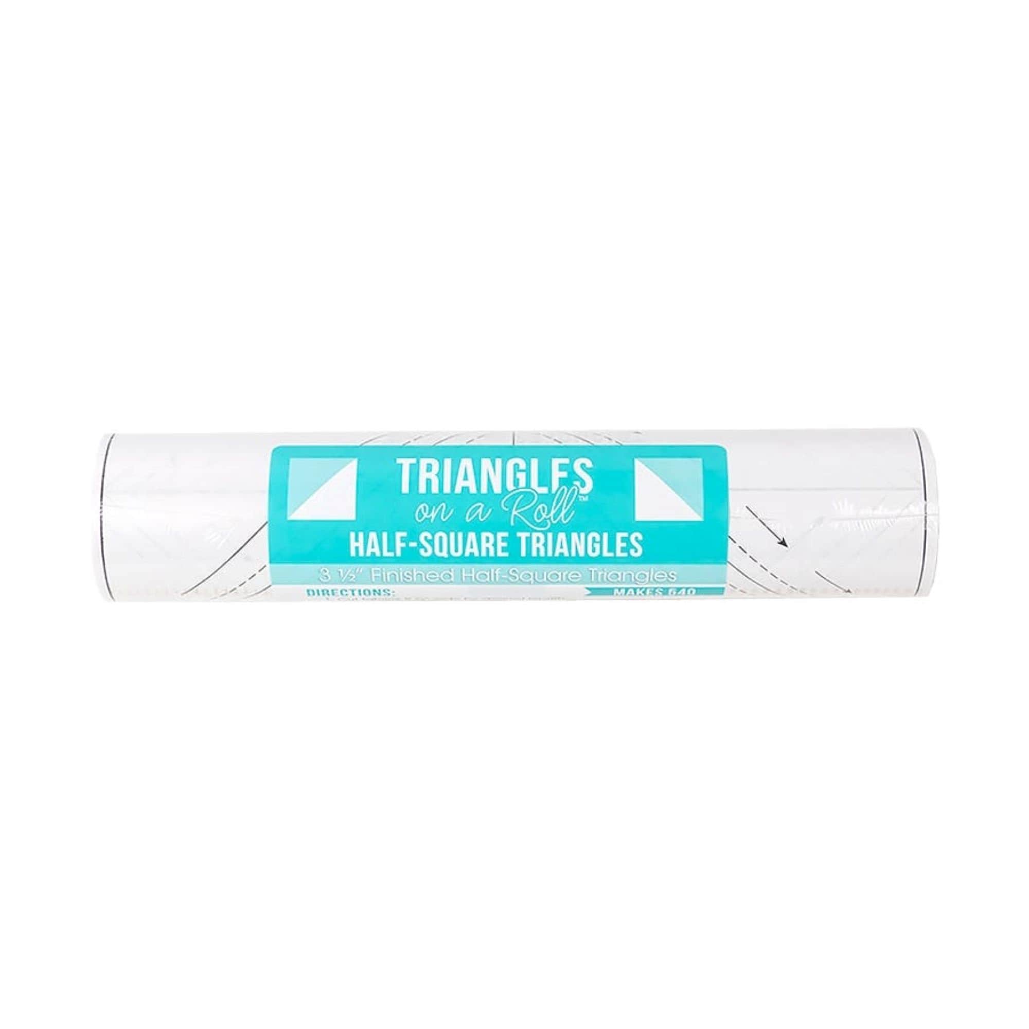 3.5" Half Square Triangle Paper, Triangles on a Roll #H350. From Its ...