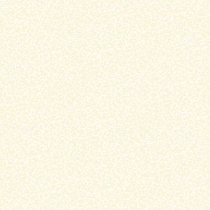 Può includere: Un motivo senza cuciture con uno sfondo color crema e un delicato motivo floreale bianco a spirale. Il motivo è distribuito uniformemente sulla superficie, creando un aspetto morbido e strutturato.
