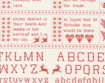 Christmas Stitched Jelly Roll 20440JR by Fig Tree & Co for Moda - Etsy