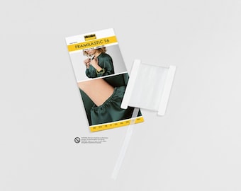 Vlieseline Framislastic T6 Tape 6mm x 5 metre pack. Clear Elastic made from PU. Sew In Tape with High Elasticity 53453119