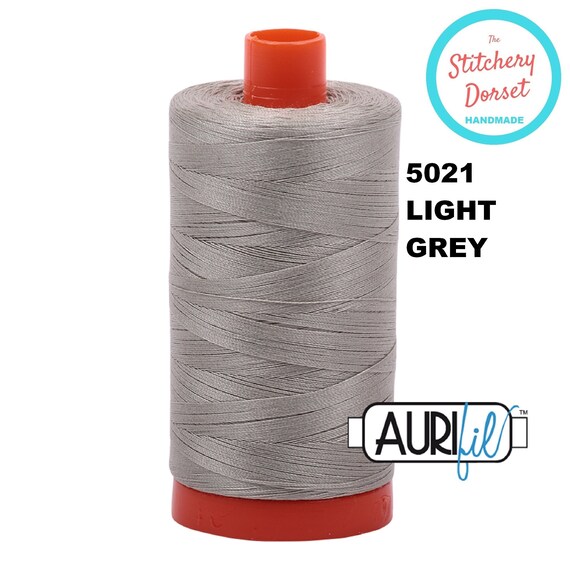 Aurifil Thread Cotton Mako 50wt 1300m Medium Grey