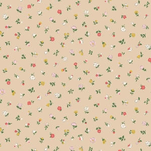 Tela Liberty, Flower Shop Newland Sprigs 415C. Hermosa tela de algodón Lasenby para proyectos de acolchado, patchwork y costura.