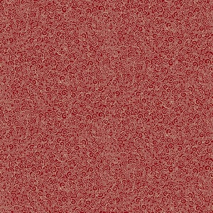 Peut inclure: Un motif continu avec un fond rouge foncé, orné d'un motif détaillé de volutes dorées. Le design orné crée une apparence riche et texturée, adaptée à diverses applications décoratives.