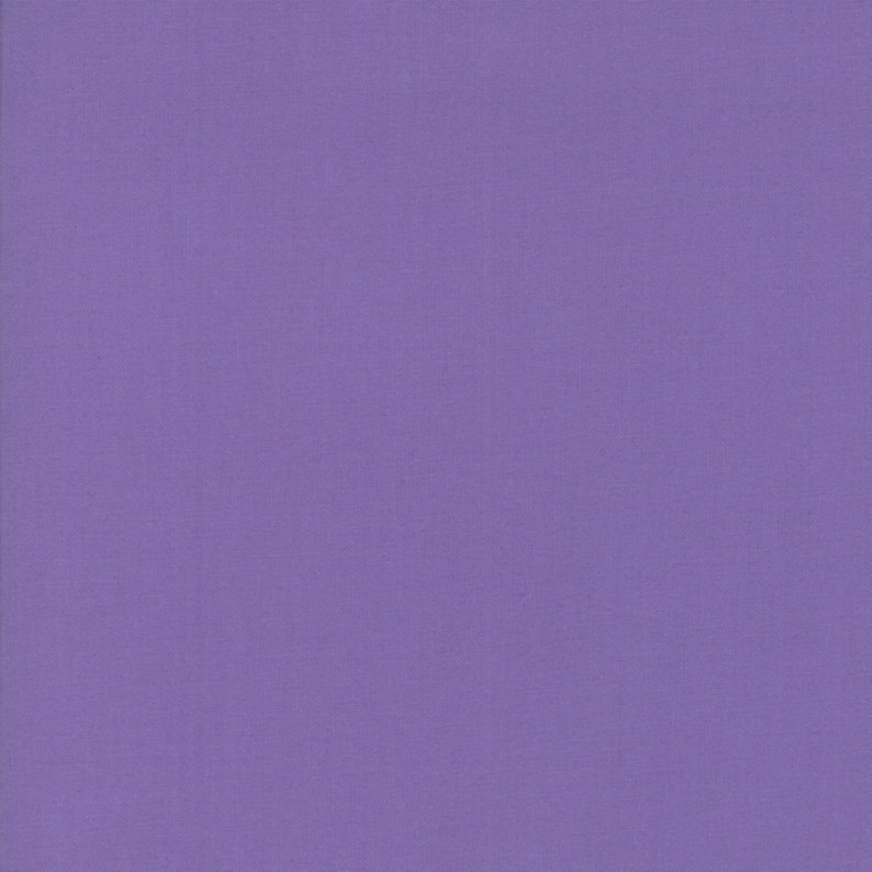 Bella Solid HYACINTH Plain/Basic from Moda Fabrics. Colour No. MS09900 93. 44" Wide. Premium Quilting Cotton with High Thread Count image 2