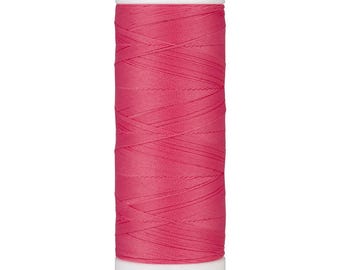 Mettler Seraflex Sewing Thread. 1429 Garden Rose -Spool Size 130 m/142 yards. Makes straight stitch sewing extremely stretchable. 100%PTT