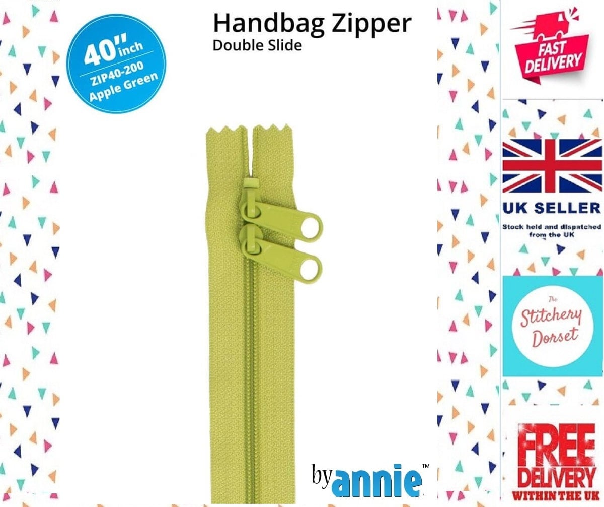 Handbag Zipper 40in Green Apple Handbag Zipper 40in Green Apple