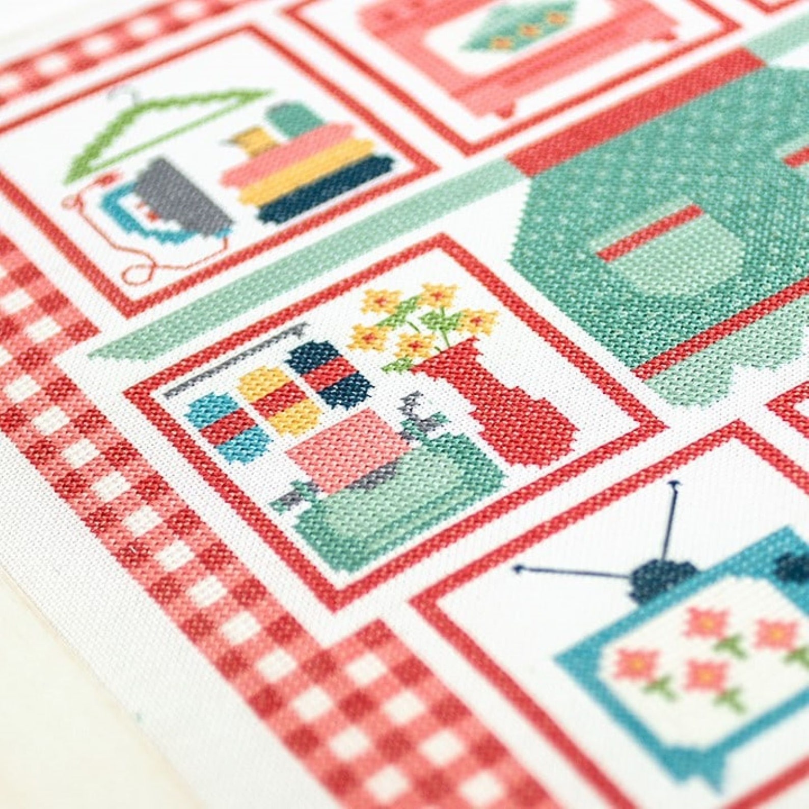 Vintage Housewife Cross Stitch Pattern by Lori Holt and Its Etsy