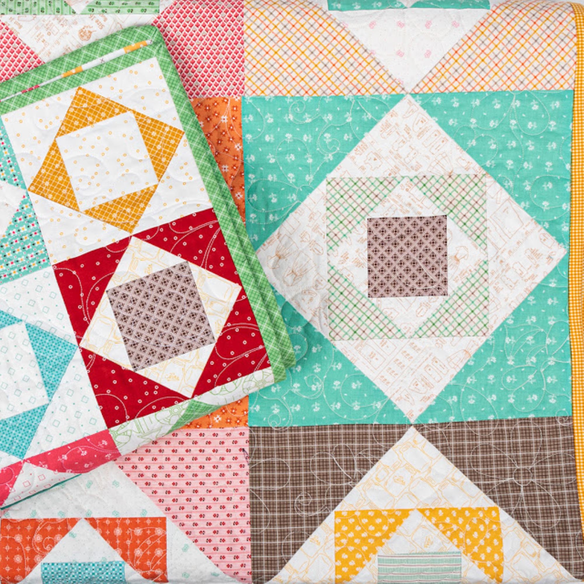6 Economy Quilt Block Foundation Paper From Lori Holt of Etsy