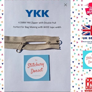 Zips for 2024 bag making