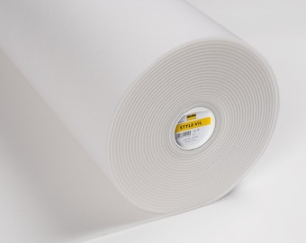 Vlieseline Style-Vil - Espuma para coser, color blanco, 72 cm de ancho, ideal para acolchar o estabilizar bolsos, caminos de mesa, manteles individuales y cajas de almacenamiento.
