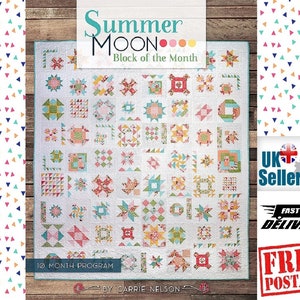 Summer Moon Buch Carrie Nelson von Miss Rosie&#39;s Quilt Company für It&#39;s Sew Emma #ISE-927