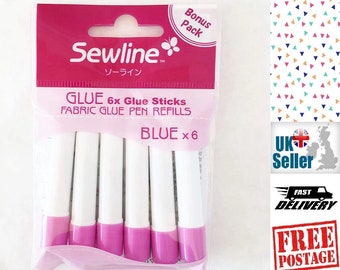 Sewline Mechanical Pencil BLUE Ceramic Refill Leads. Fabric Marking Pencil.  Suitable for Most Fabrics. Butterfly Design. FAB50039 GR 