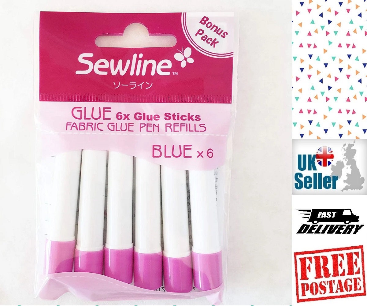 Stix 2 Fabric Glue Pen & Refills Refillable Dries Clear Water Soluble  Applique