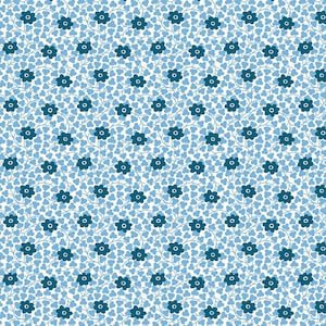 Liberty Fabric, Flower Show Mid Summer, Chelsea Flower. Beautiful Lasenby Cotton fabric for quilting, patchwork and sewing projects. 955A