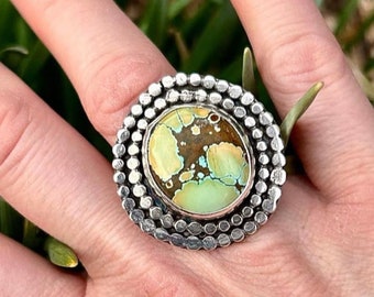 Iron Maiden Turquoise Ring size 6