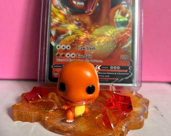 Charmander resin card display holder