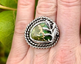 Pilot Mountain Turquoise Ring size 5.5