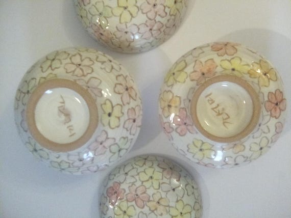 Ceramic Trinket Containers, Handcrafted, Cherry B… - image 7