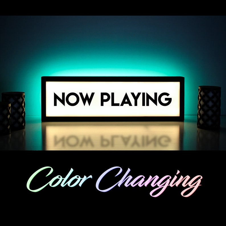 Now Playing Sign Now Playing Movie Sign Movie Room Decor - Etsy