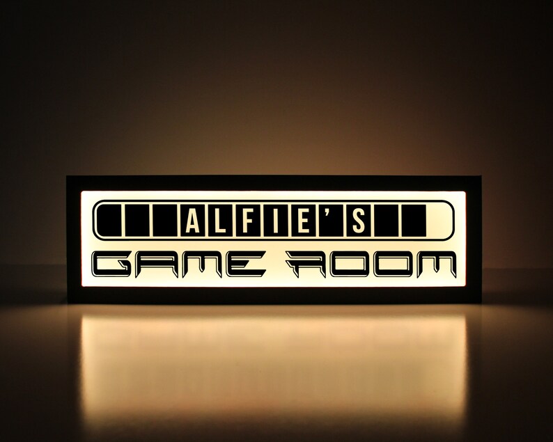 Game Room Sign Custom Game Sign Game Room Decor Video Game Etsy