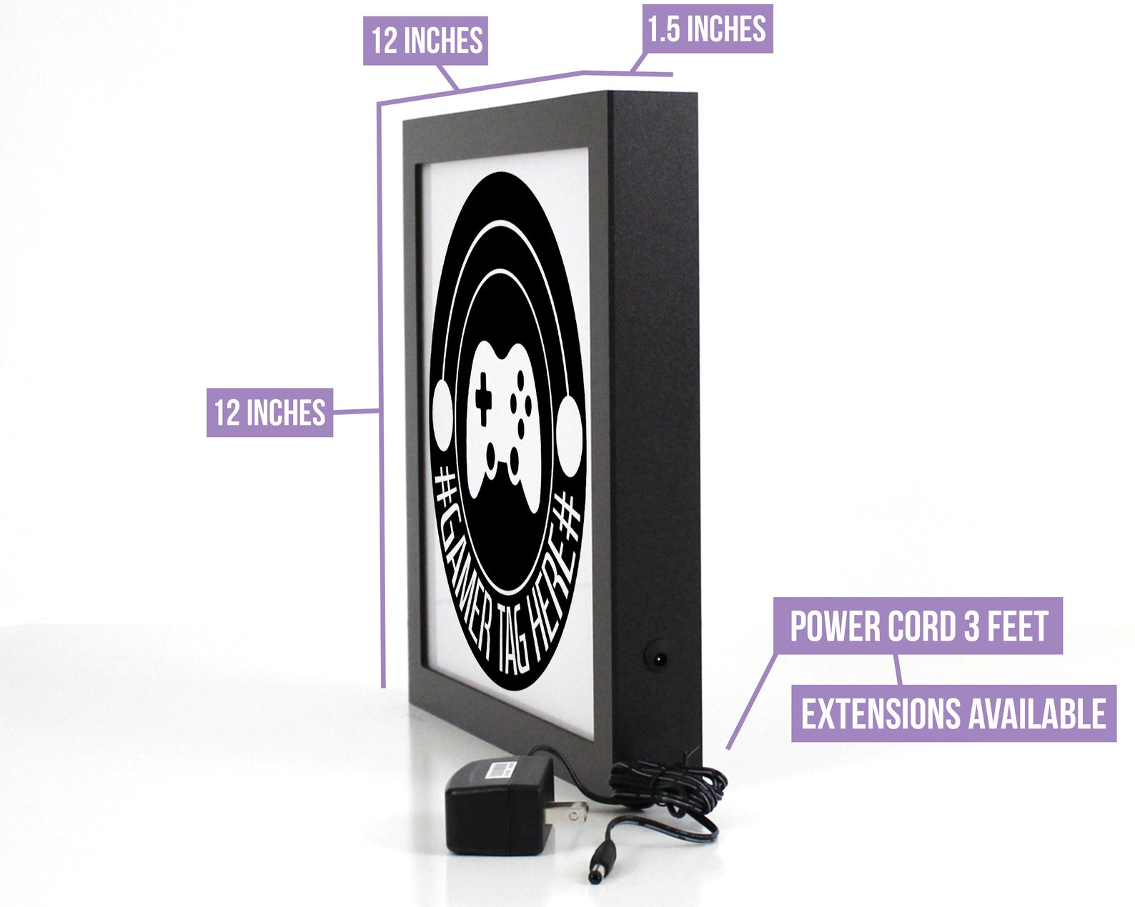 Video Game Lamp Video Game Light Gaming Light Video Game Etsy