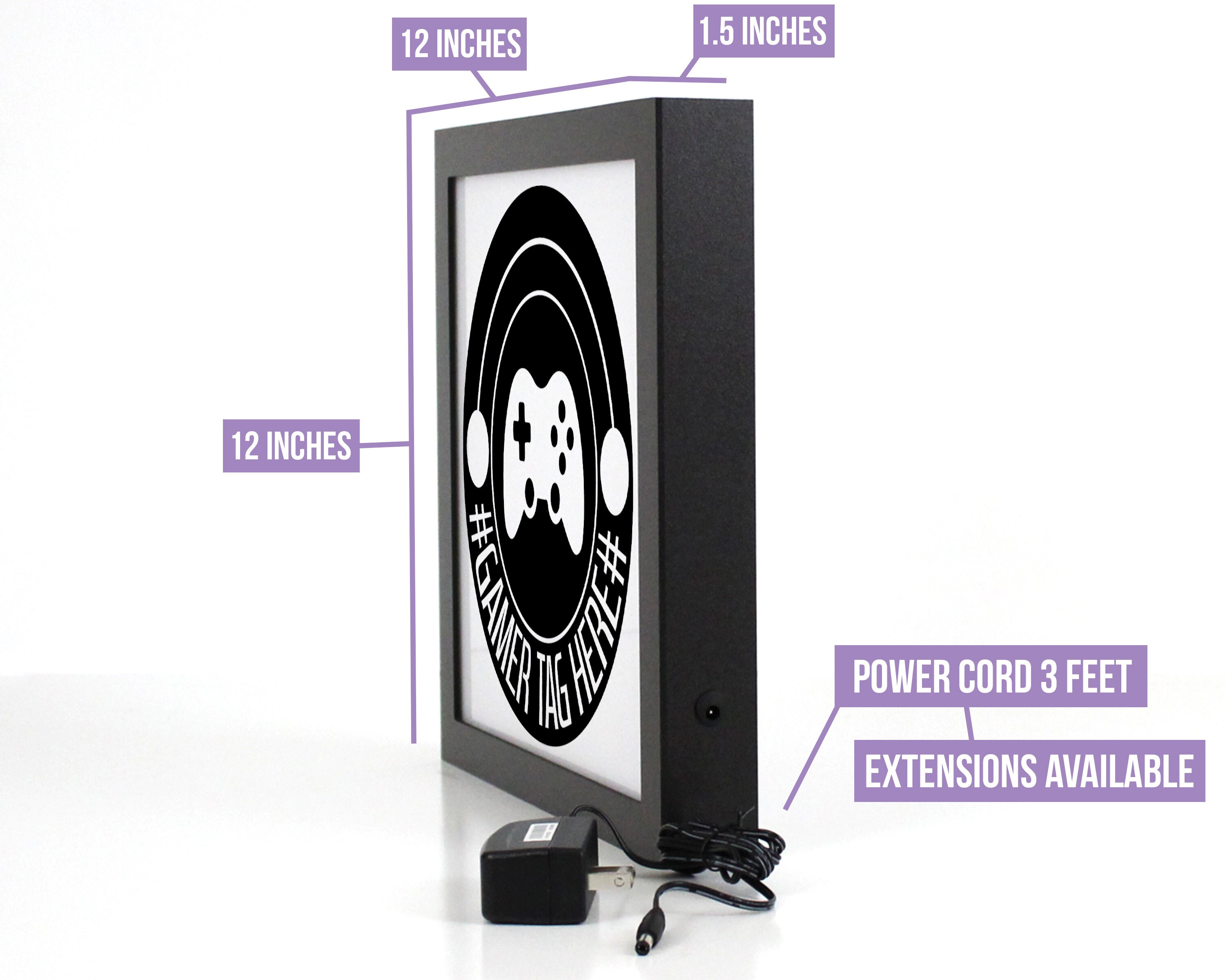 Video Game Lamp Video Game Light Gaming Light Video Game Etsy