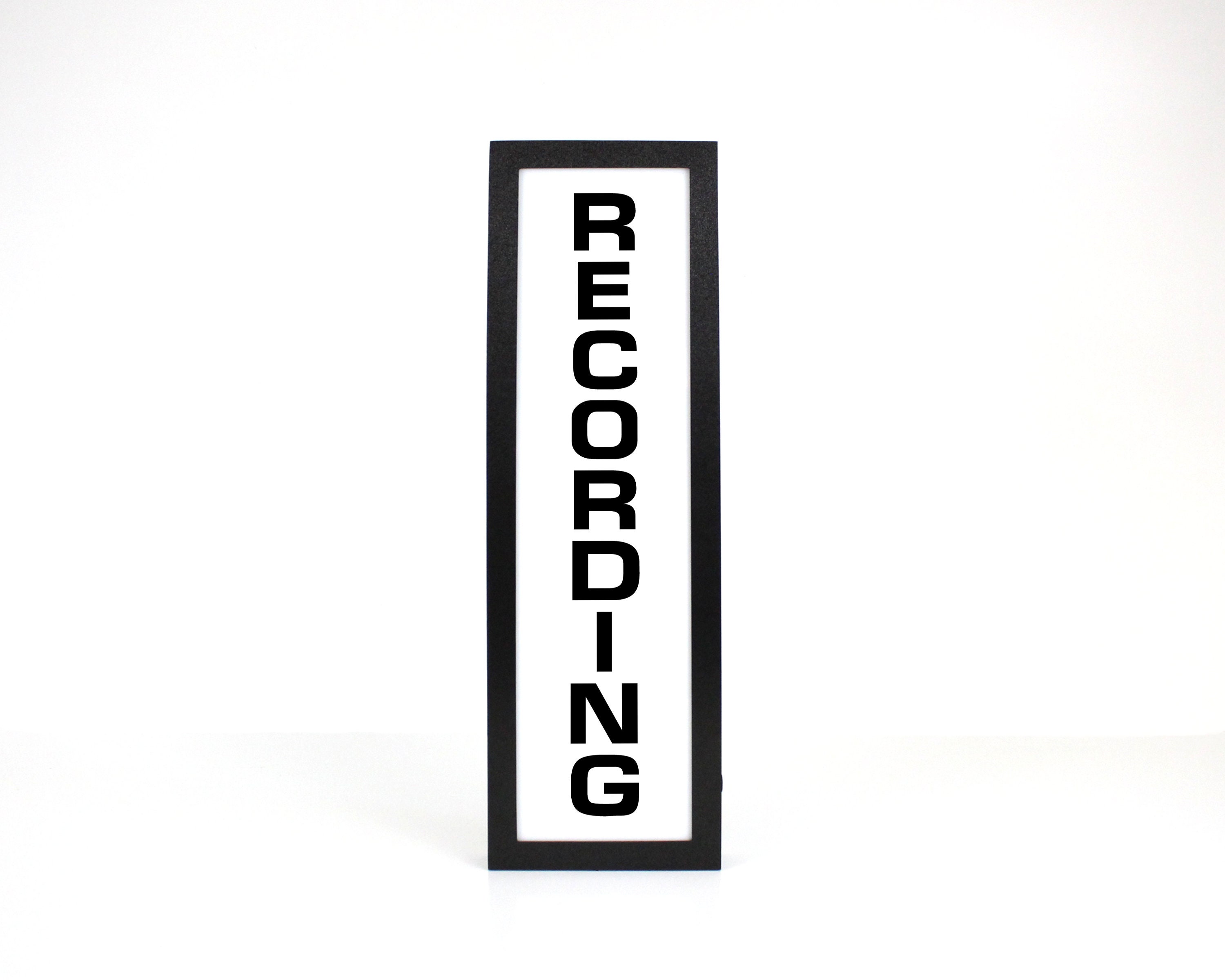 Recording Light up Sign Recording Recording Sign on Air Etsy
