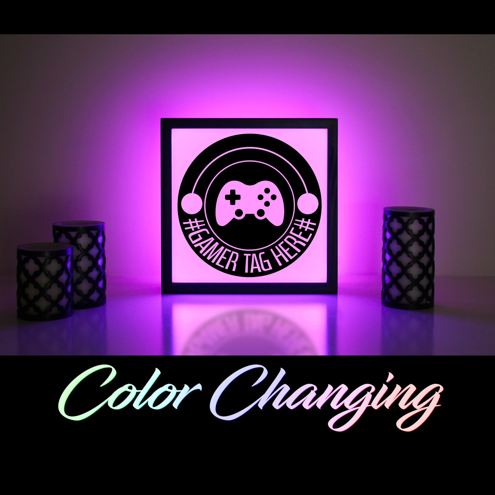 Video Game Lamp Video Game Light Gaming Light Video Game Etsy