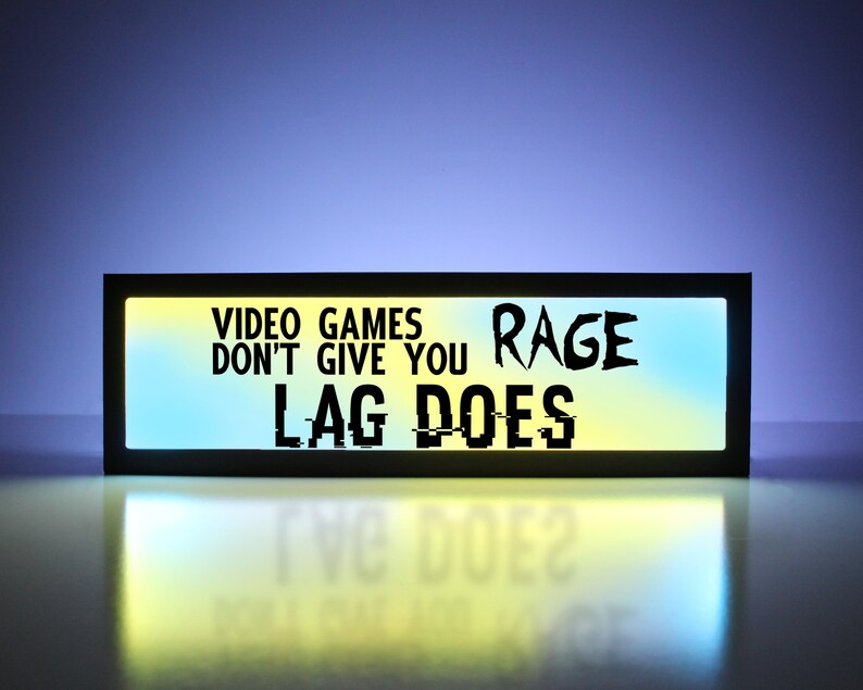 Video Game Sign Video Game Decor Gaming Light Gamer Sign Etsy België