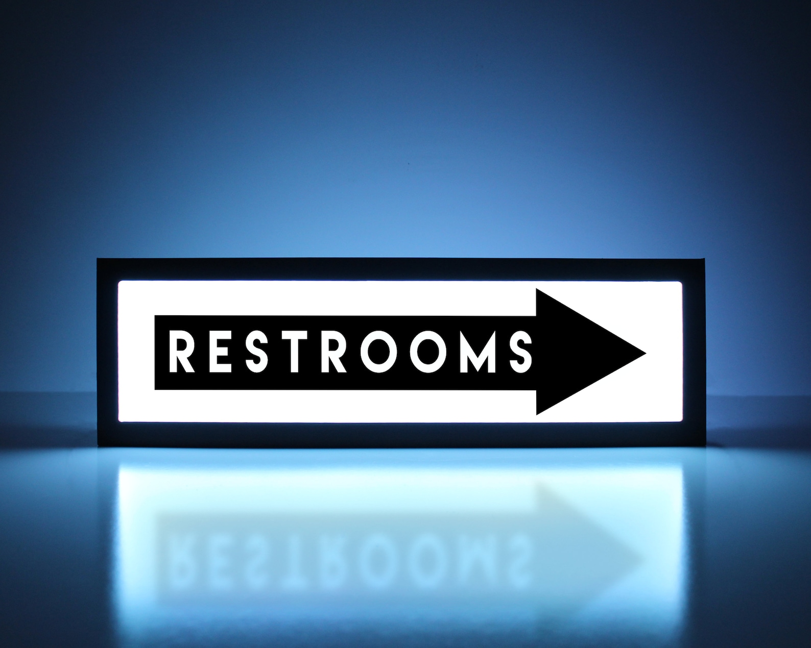 Restrooms Sign Restroom Sign Bathroom Sign Business Sign - Etsy