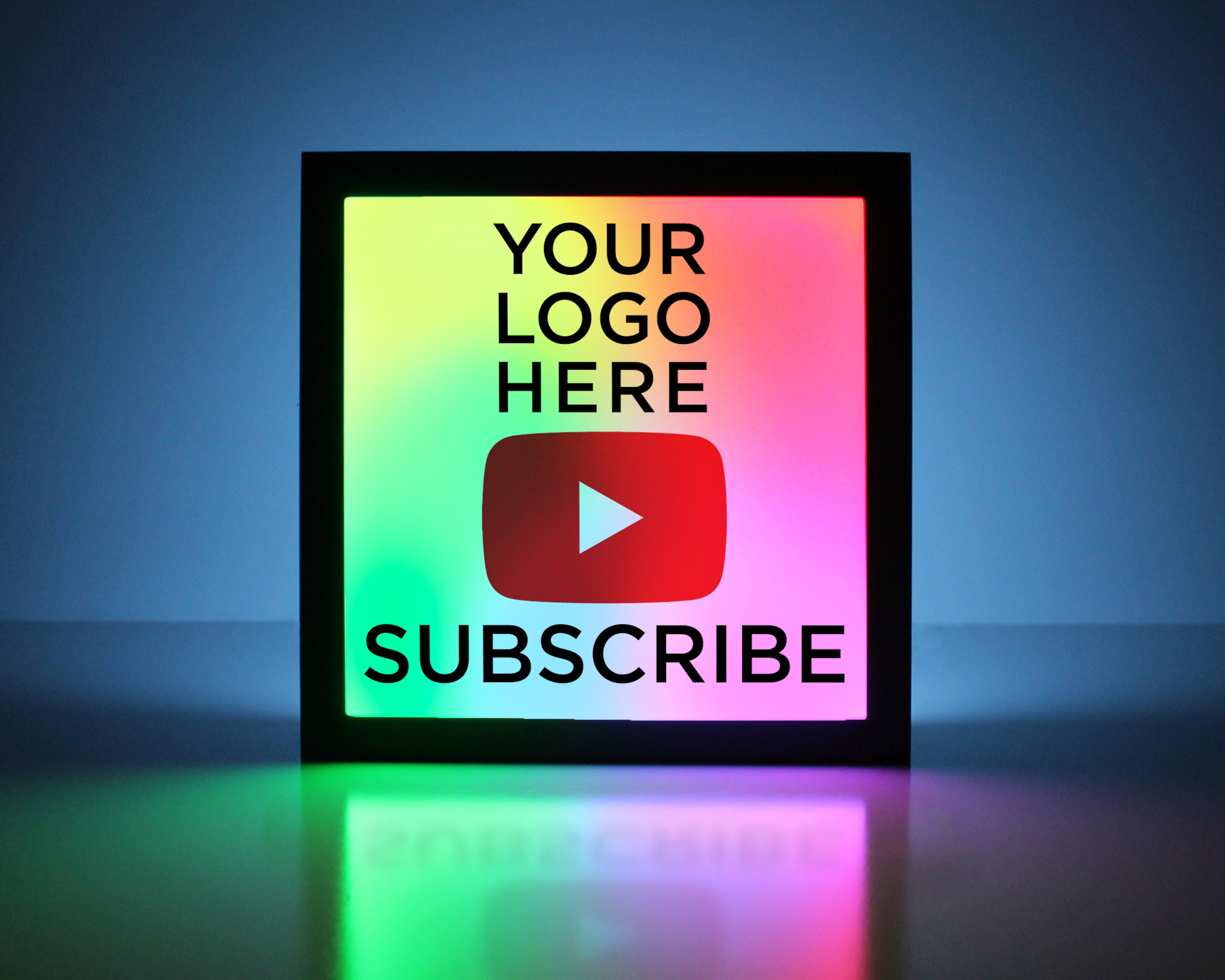 Custom YouTube Sign YouTube Channel Sign YouTube Logo | Etsy