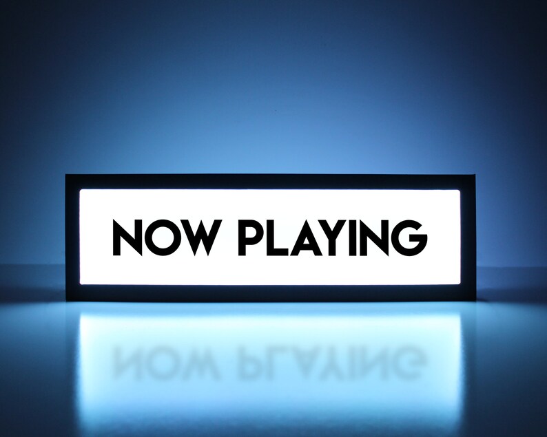 Now playing stock photography Now Playing Sign Now Playing Movie Sign Movie Room Decor - Etsy