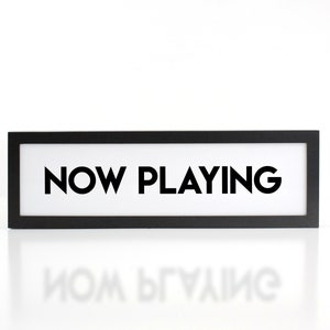 Now Playing Sign Now Playing Movie Sign Movie Room Decor - Etsy