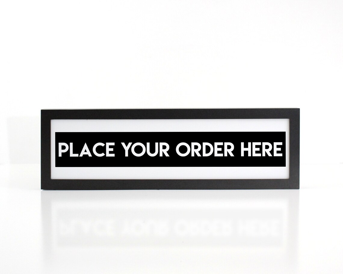 Place Your Order Here Sign Place Your Order Here Order Here Etsy
