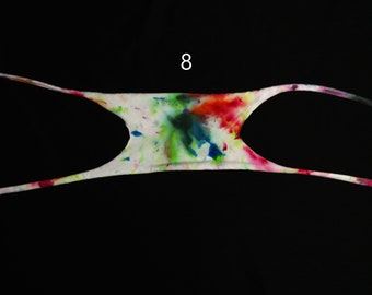 Tie-Dye Face Mask reusable washable breathable eco-friendly sustainable cotton lycra READY TO SHIP