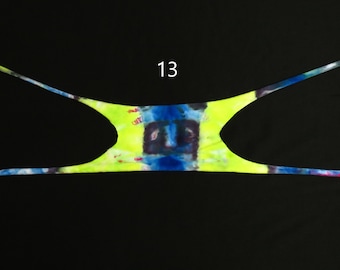 Tie-Dye Face Mask reusable washable breathable eco-friendly sustainable cotton lycra READY TO SHIP