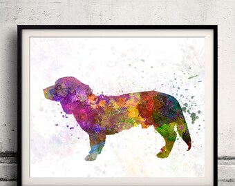 Alpenlandische Dachsbracke Voiture Autocollant,Alpine Dog Signe Autocollant