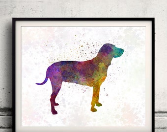 Porcelaine in watercolor 8x10 in. to 12x16 in. Fine Art Print Glicee Poster Decor Home Watercolor Illustration - SKU 1192