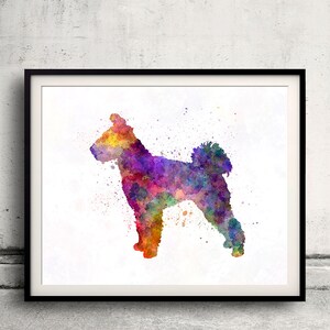 Pumi in watercolor 8x10 in. to 12x16 in. Fine Art Print Glicee Poster Decor Home Watercolor Illustration - SKU 1149
