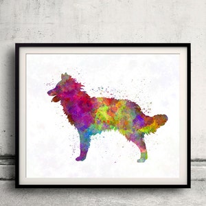 Mudi in watercolor 8x10 in. to 12x16 in. Fine Art Print Glicee Poster Decor Home Watercolor Illustration - SKU 1148