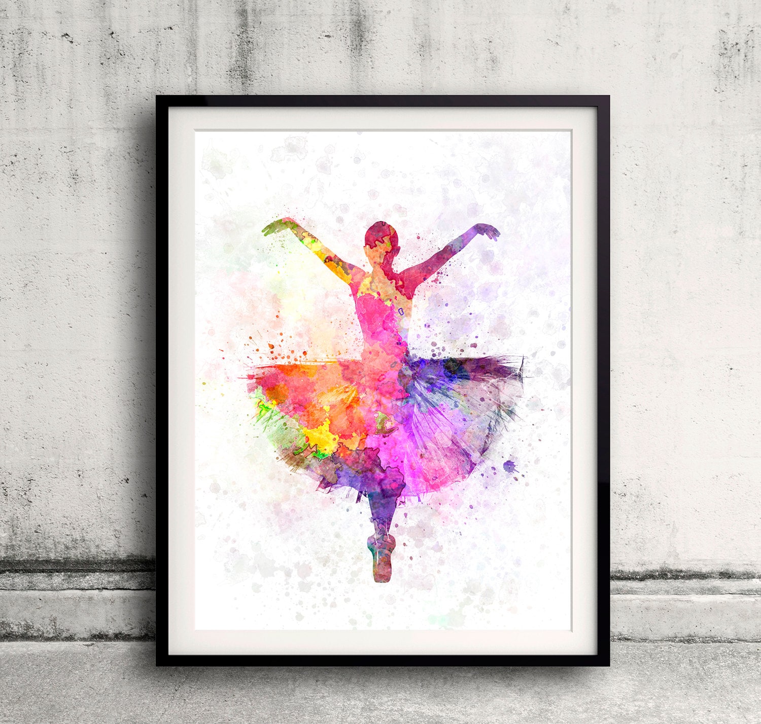 Woman Ballerina Ballet Dancer Dancing 8x10 In. to 12x16 In. Poster