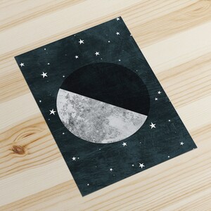 Printable Half Moon Wall Art for Moon and Stars Nursery - Etsy