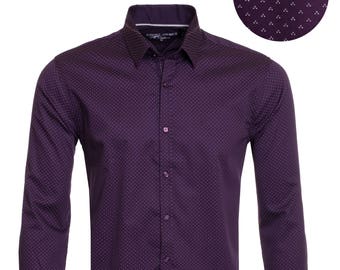 New Mens Caviar Dremes Long Sleeve Button Down Dress Shirt Light Green Collar