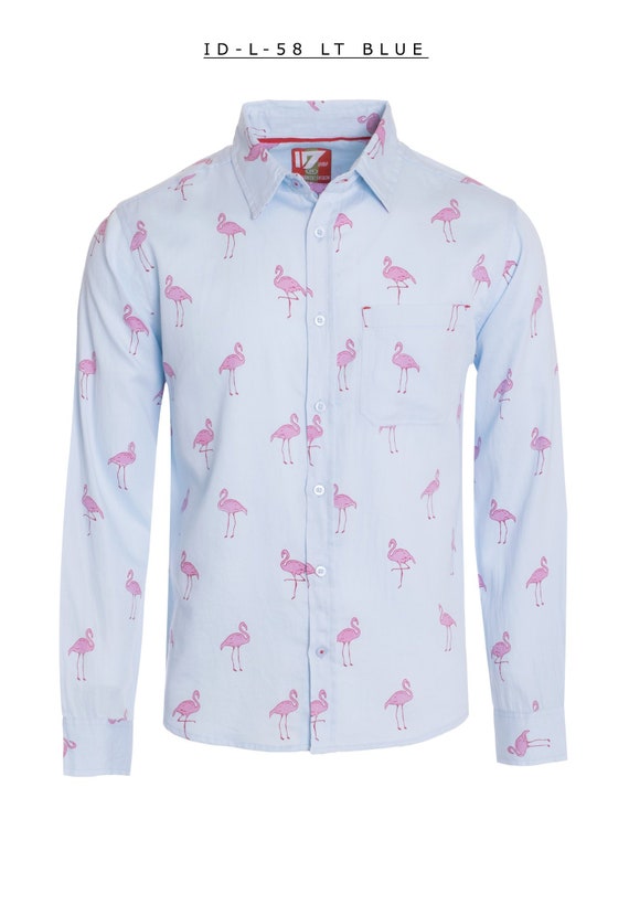 flamingo dress shirt