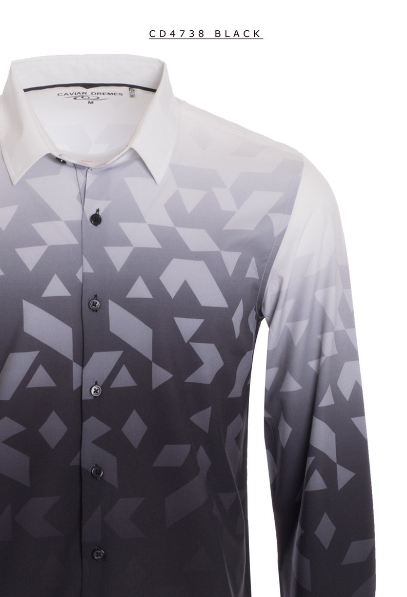 Details about / New Mens Caviar Dremes Long Sleeve Button Down Dress Shirt White Blue Checkered