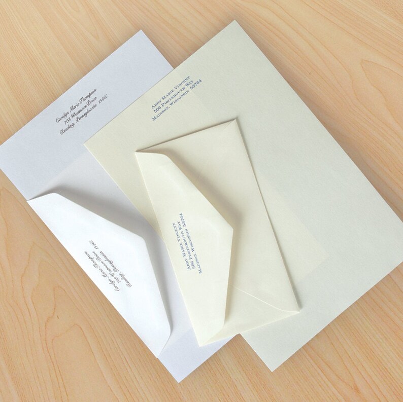 Business Stationery Custom Letterhead Personalized - Etsy